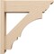 Ekena Millwork 8-in W x 28-in D x 28-in H Balboa Trad Rough Cedar Woodgrain TimberThane Outlooker, Primed Tan OUTUR080X28X28BOA04RCPR - alternate 2